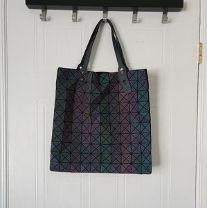 Issey Miyake Bao Bao Luminous Purple Violet Bag